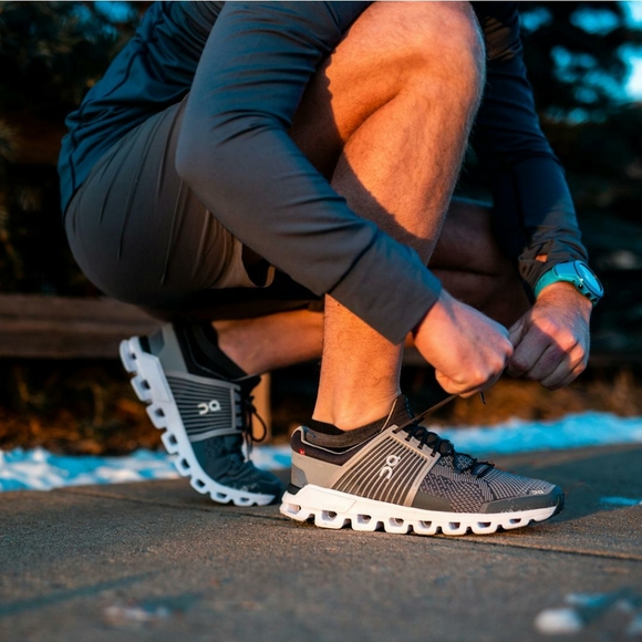 On Cloud Cloudswift Running Textile Sneakers Shoe Gray Men 10.5 or women 12 - Picture 5 of 6